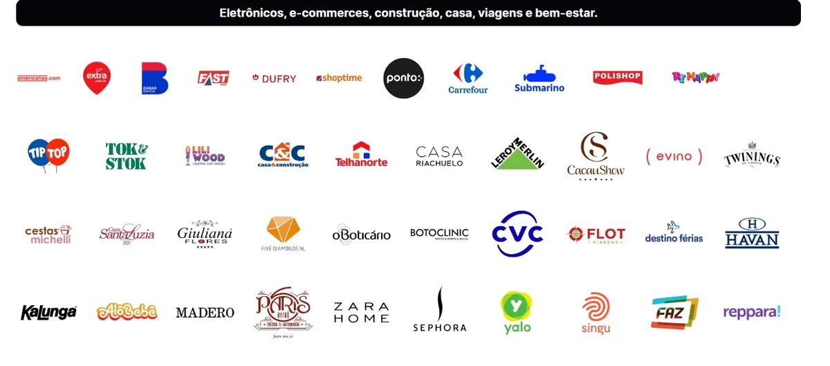 Catálogo de prêmios